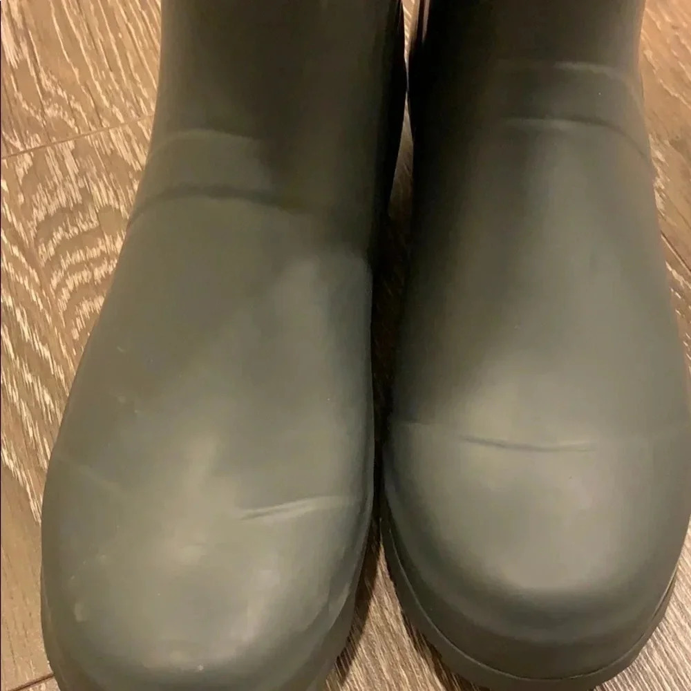 Norty Matte Green Hi Calf Rain Boots Size 11 New - Picture 5 of 8